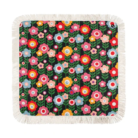 Fringed Medium Picnic Mat Marguerite