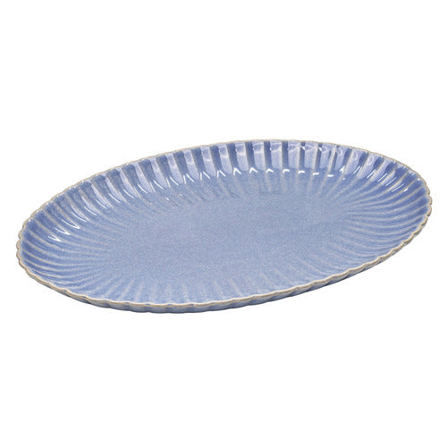 Marguerite 40.5cm Stoneware Oval Serving Platter