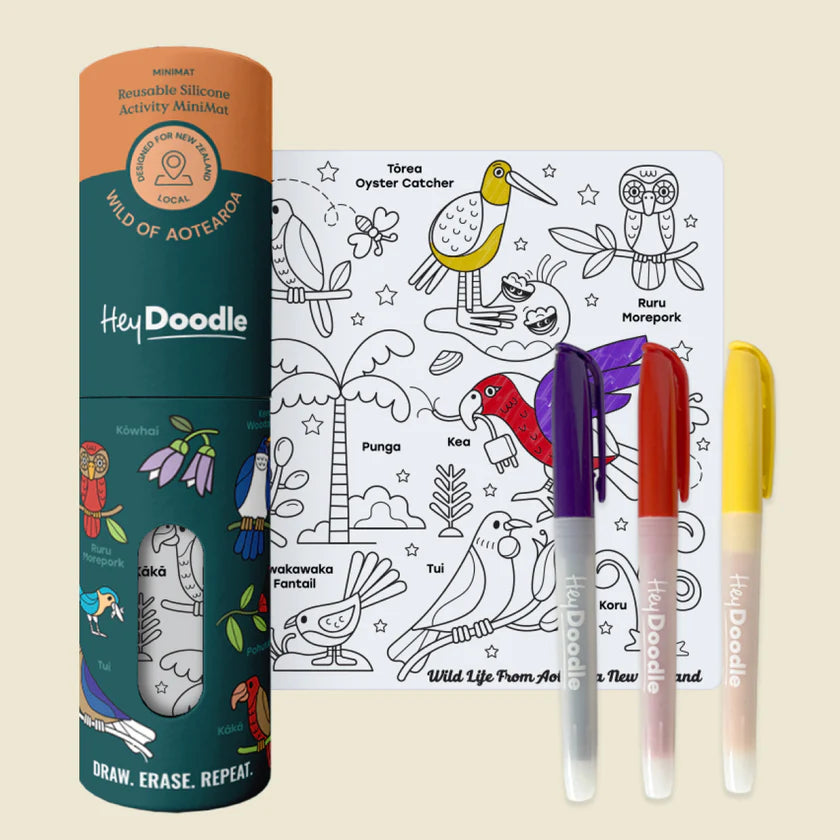 Wild of Aotearoa Mini Colouring & Doodle Mat