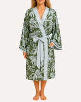 Monstera Leaf Lightweight Robe