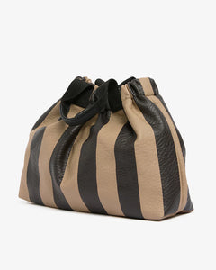 Montague Tote - Latte Stripe