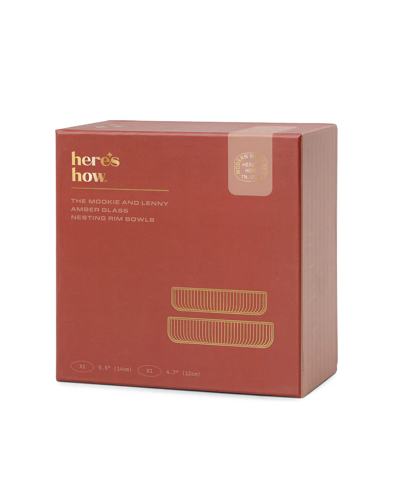 Mookie + Lenny Nesting Rim Bowls