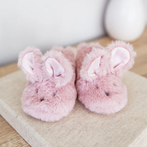 Luxe Bunny Booties Petal