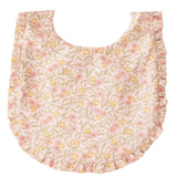 Ruffle Edge Bib Blossom Lily Pink