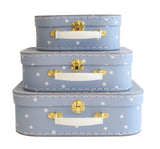 Kids Play Suitcase- Blue Stars