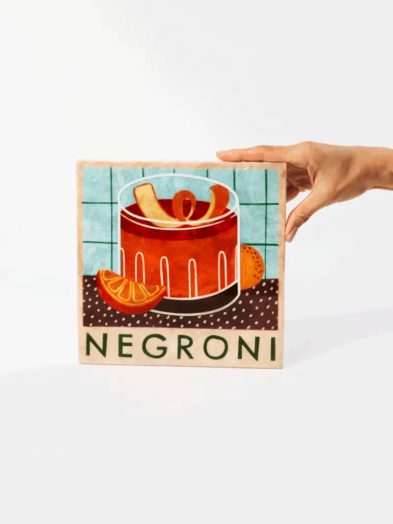 Happy Hour Negroni Tile