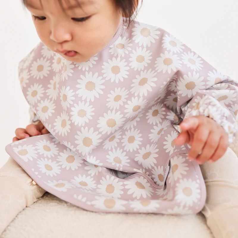 Messy Bib - Lilac Daisy