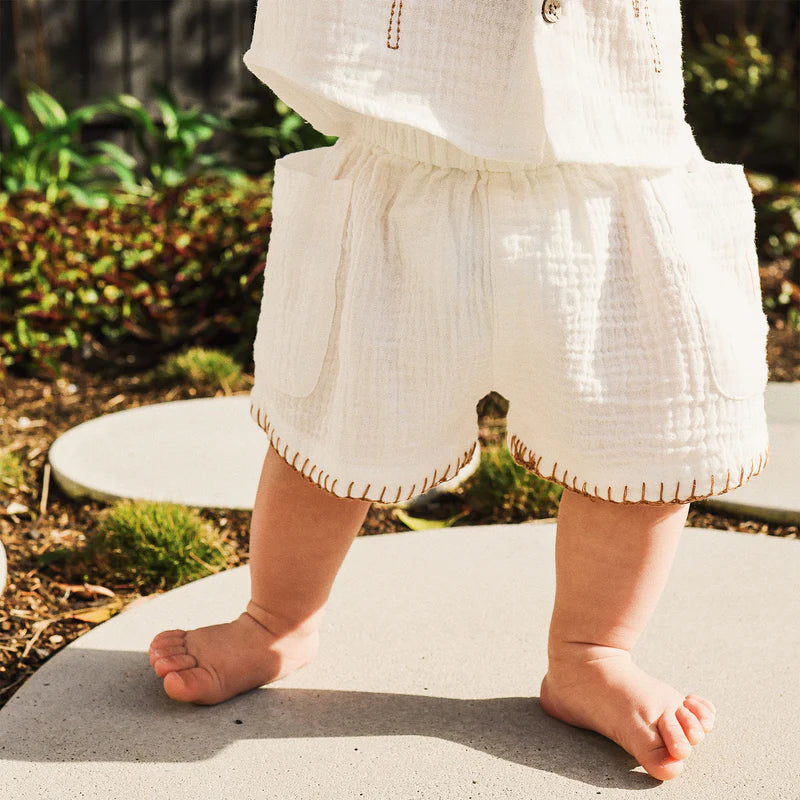 Woven Short - Coconut