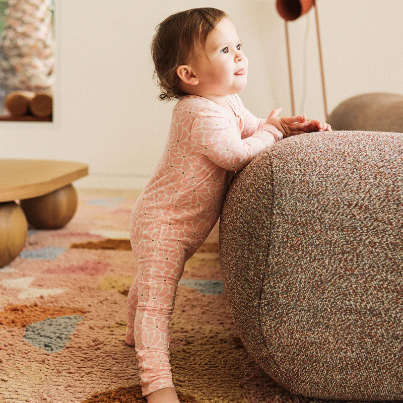 Day or Night Onesie - Hibiscus