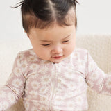 Day or Night Onesie - Lilac Daisy