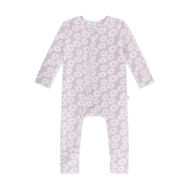 Day or Night Onesie - Lilac Daisy
