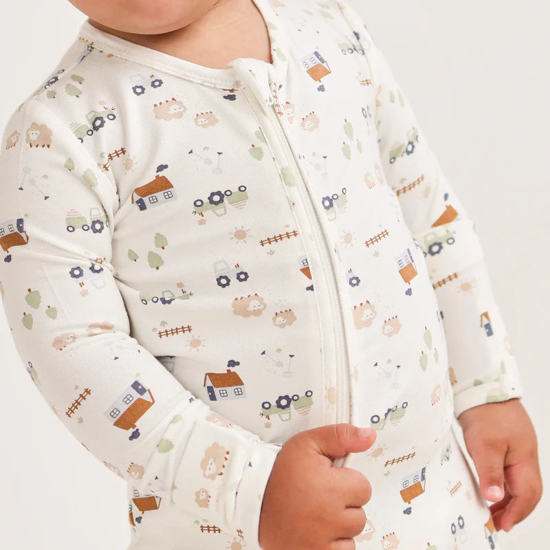 Day or Night Onesie - Little Farm