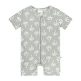 Day or Night Onesie Short Sleeve - Palm Tree