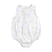 Load image into Gallery viewer, Sleeveless Woven Printed Romper - Salty Shores
