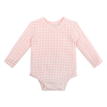 Load image into Gallery viewer, Comfy Bodysuit Long Sleeve - Petal Gingham
