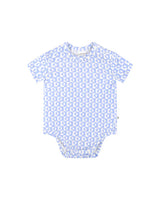 Comfy Bodysuit Short Sleeve - Blue Sunrise