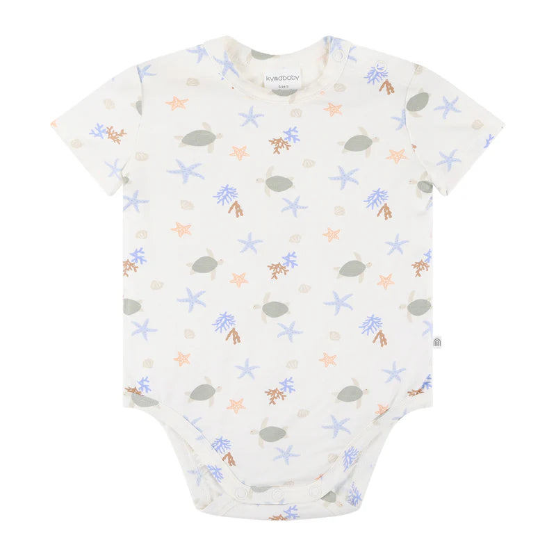 Comfy Bodysuit Short Sleeve - Underwater World