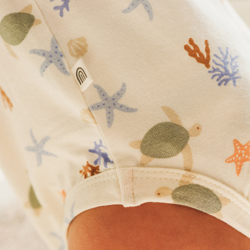 Comfy Bodysuit Short Sleeve - Underwater World