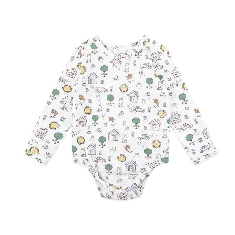 Miffy Comfy Bodysuit Long Sleeve - Pristine