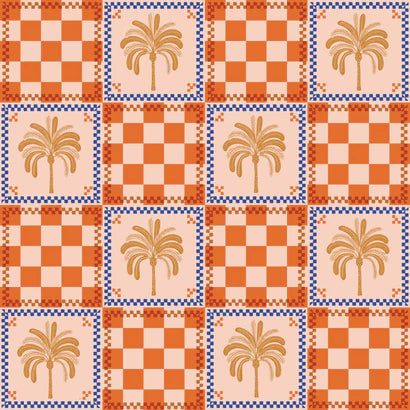 Orange/Blue Scrunchies Set