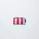 Tiny Zip Pouch – Red Blue Stripe