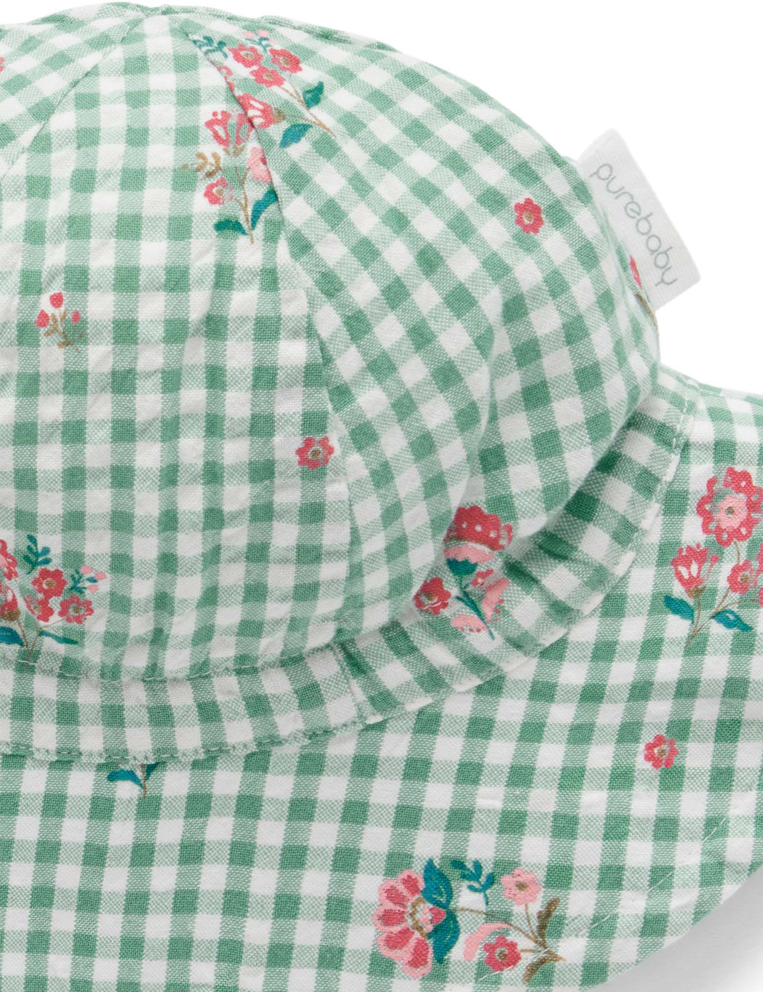 Frida Gingham Sun Hat