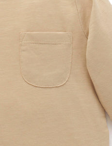 Basic Long Sleeve Tee Biscuit