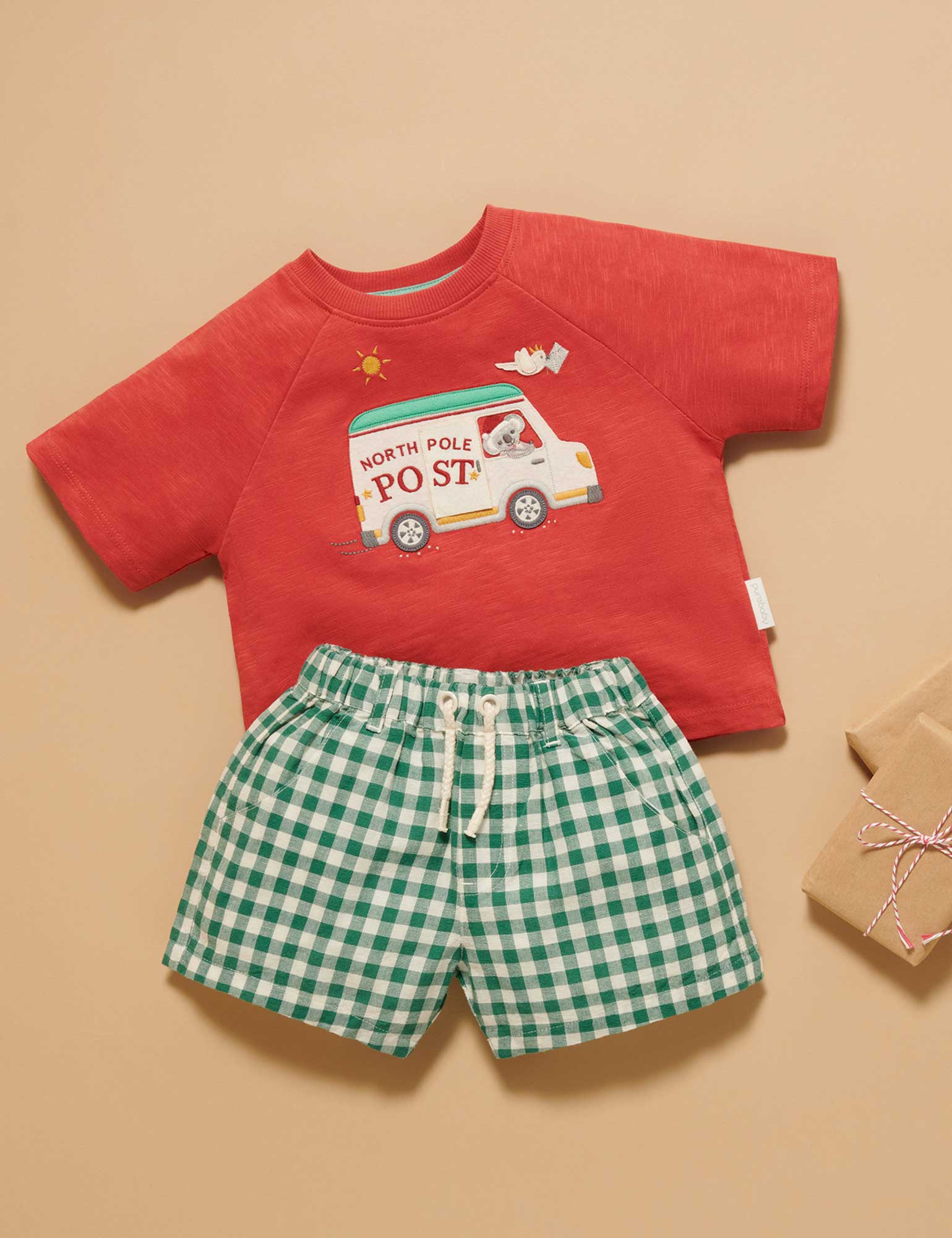 Festive Gingham Shorts