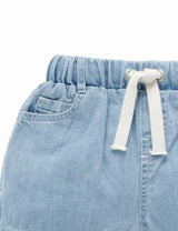 Pull On Denim Shorts