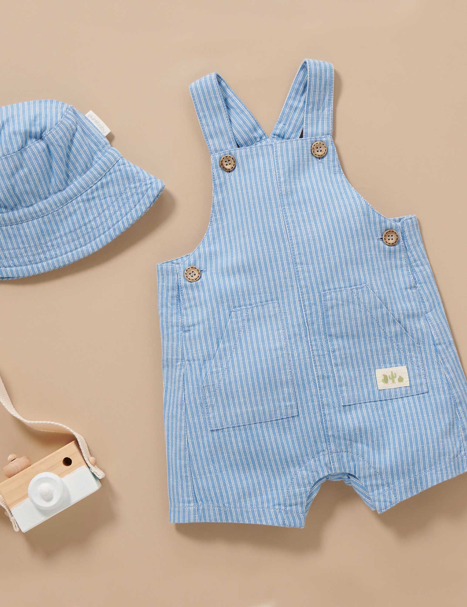 Desert Striped Overalls
