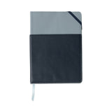 Vegan Leather Pocket Journal Blue + Navy