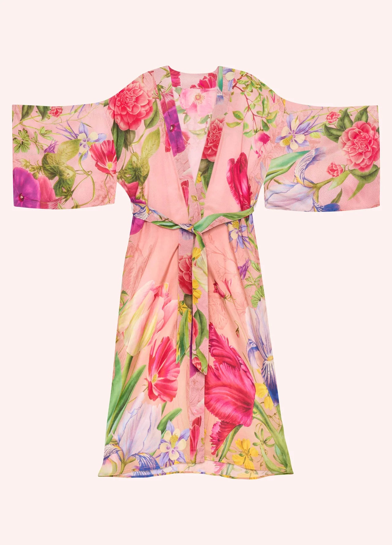 Kimono Gown Floral Study Petal