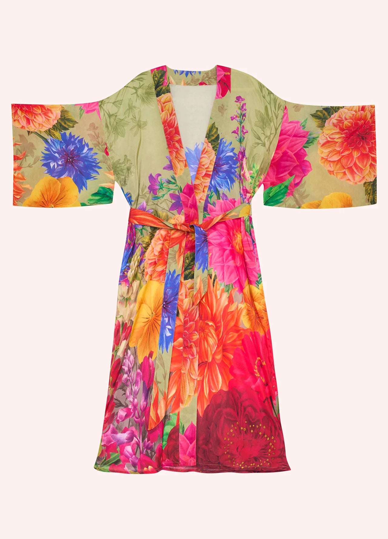 Kimono Gown Bountiful Blooms