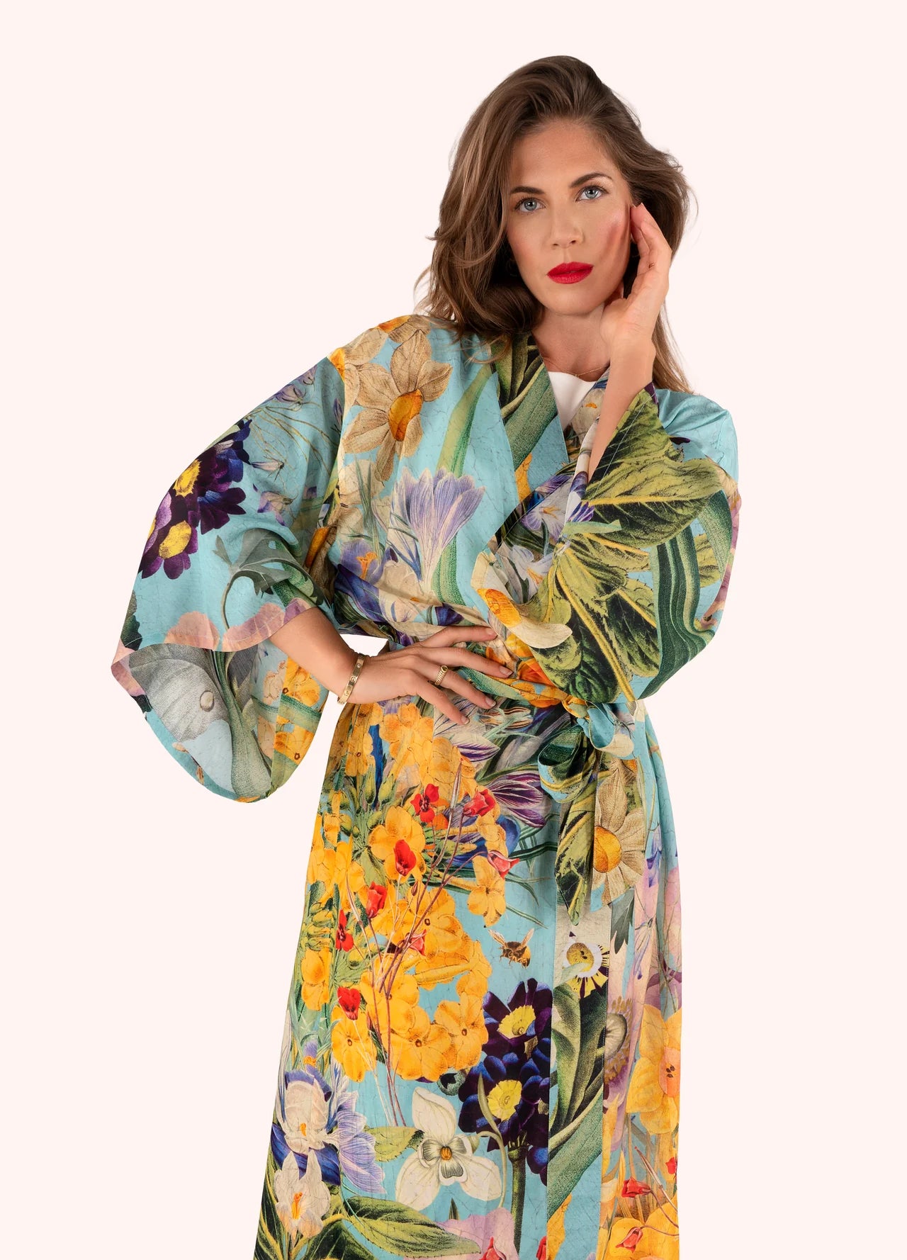 Spring Flora Kimono