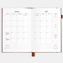 Load image into Gallery viewer, 2026 A5 Vertical Planner - Rose Check
