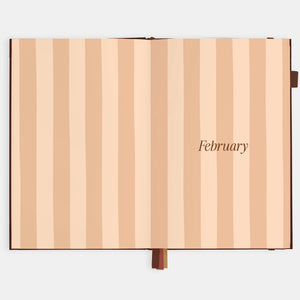 2026 A5 Vertical Planner - Rose Check