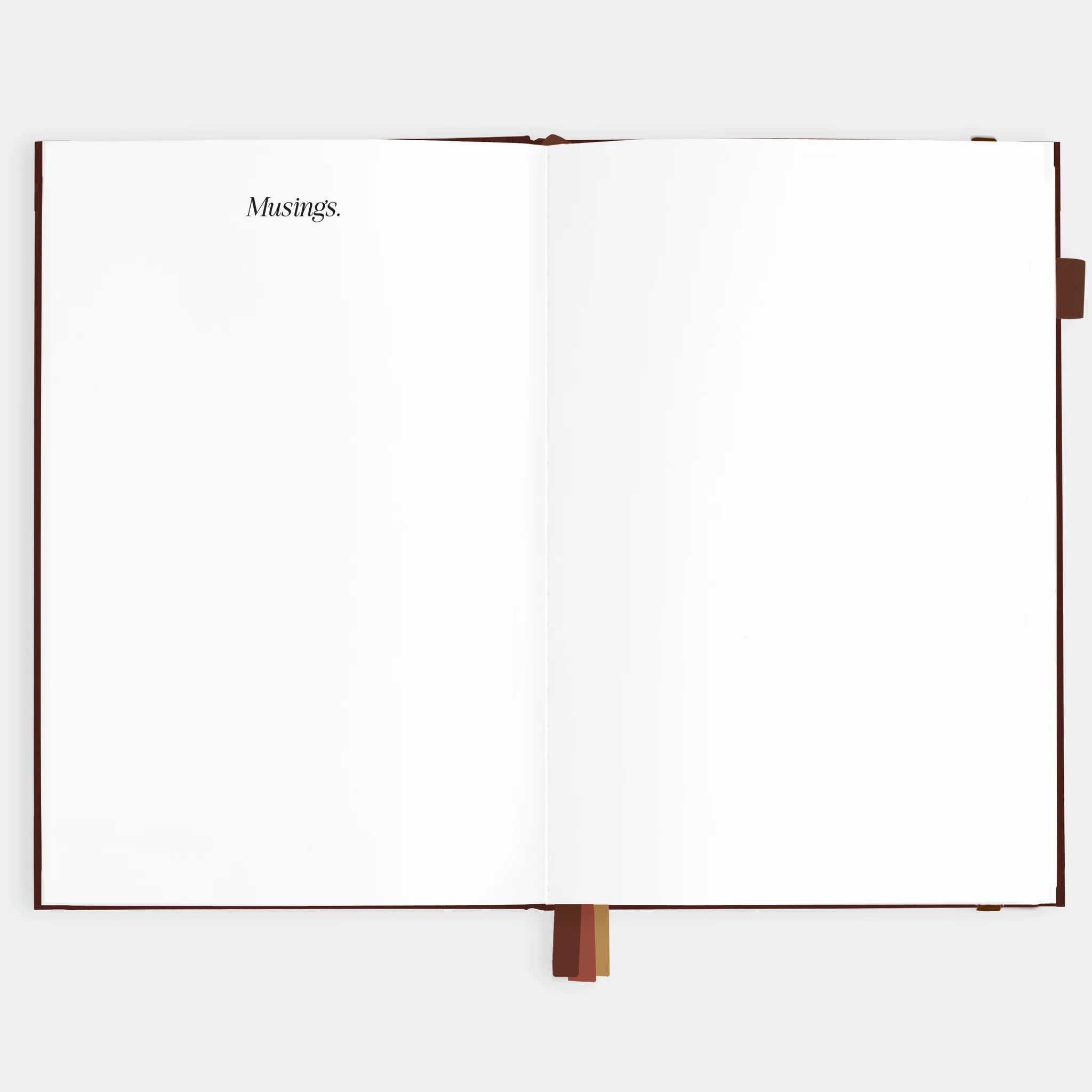 2026 A5 Vertical Planner - Burgundy Stripe