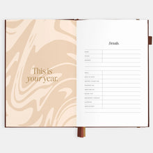 Load image into Gallery viewer, 2026 A5 Vertical Planner - Rose Check

