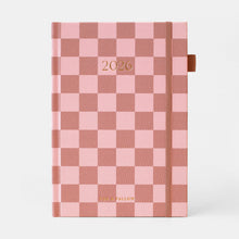 Load image into Gallery viewer, 2026 A5 Vertical Planner - Rose Check
