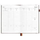 A5 Vertical Planner - Chocolate
