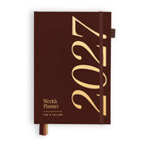 A5 Vertical Planner - Chocolate