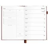 A5 Horizontal Planner - Cherry