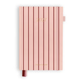 A5 Horizontal Planner - Rose Pinstripe
