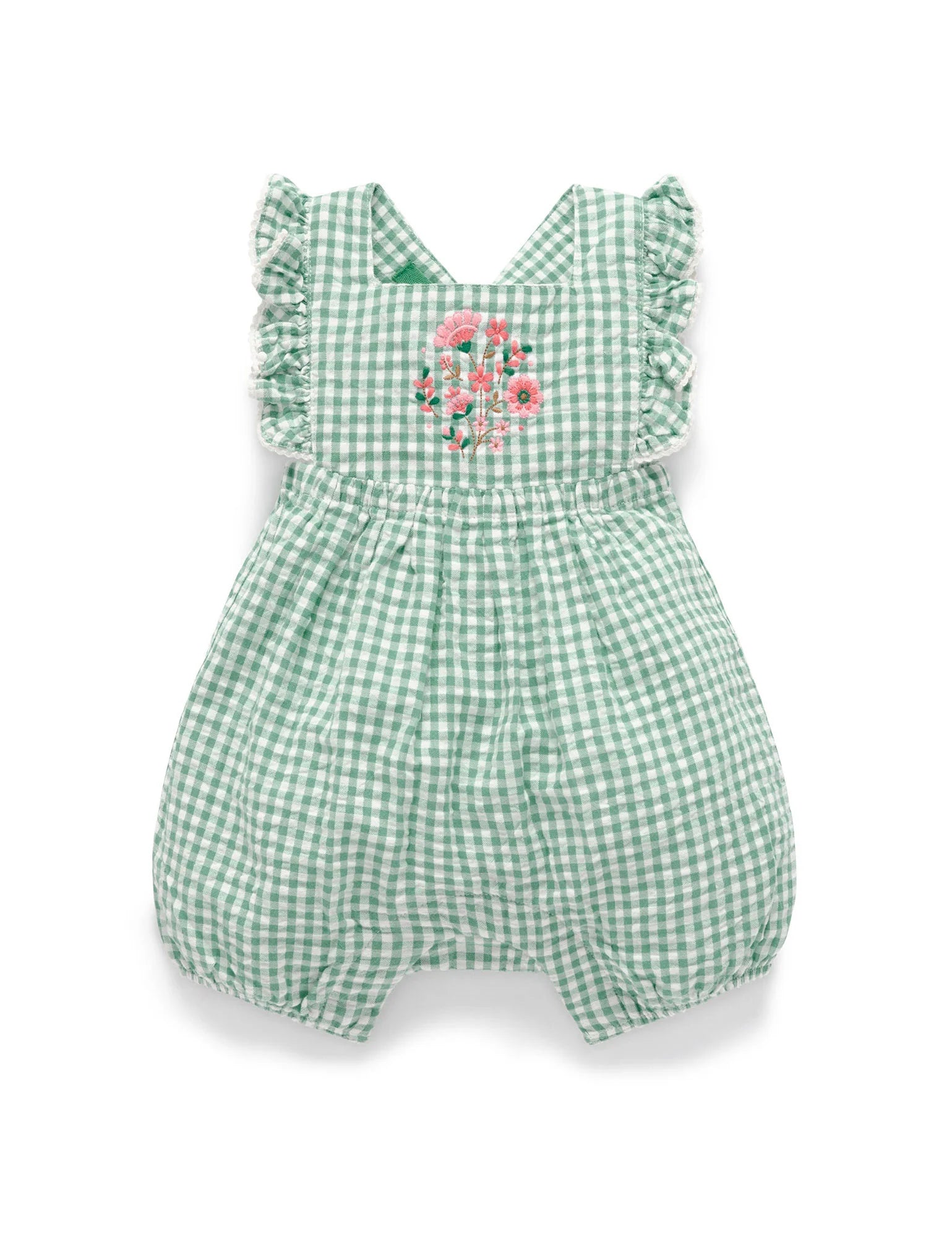 Frida Gingham Romper