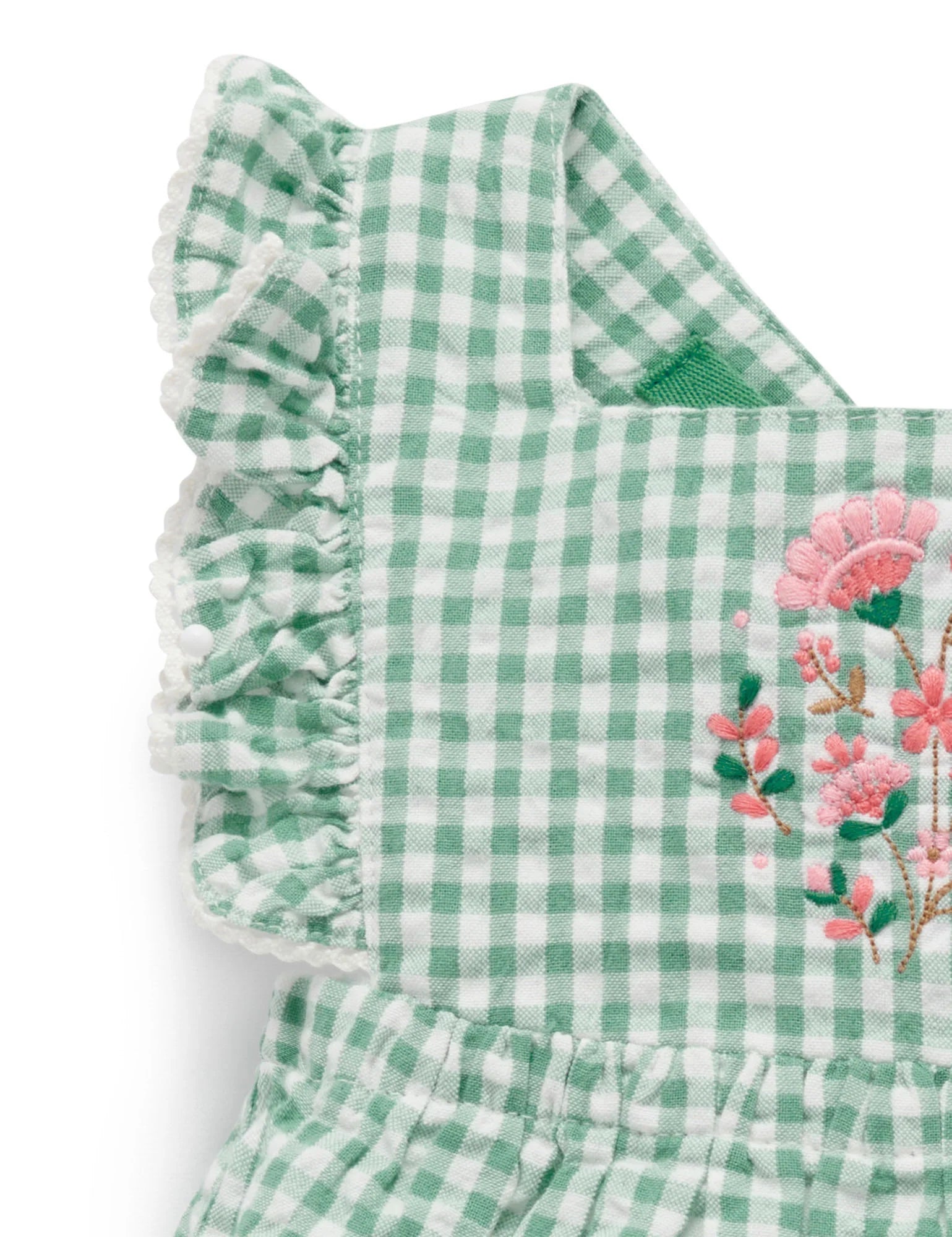 Frida Gingham Romper