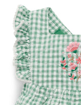 Frida Gingham Romper