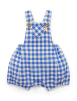 Nile Gingham Linen Blend Overalls