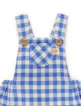 Nile Gingham Linen Blend Overalls