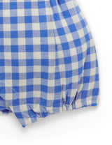 Nile Gingham Linen Blend Overalls