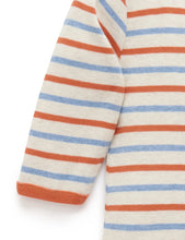 Load image into Gallery viewer, Striped Bodysuit Pumpkin Stripe
